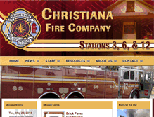 Tablet Screenshot of christianafc.org